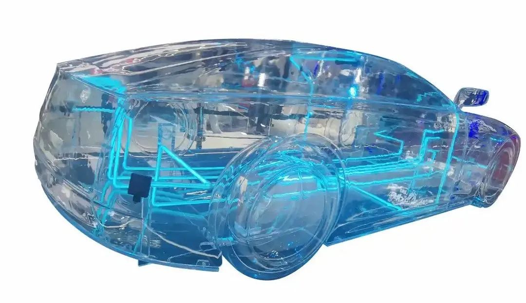 透明展車(chē)1：1的比例制作(圖5)